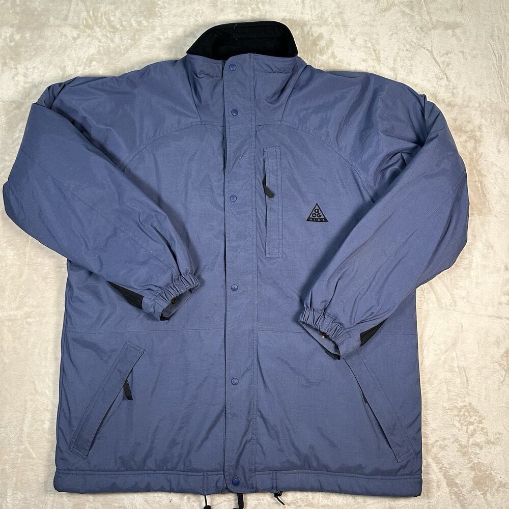 VTG Nike ACG Blue Parkra Coach Jacket Men's Size XL Gorpcore Y2K 90s